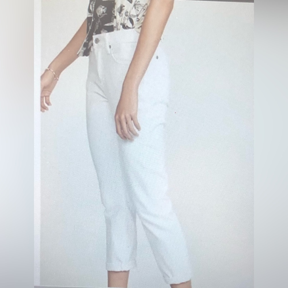 FOR ALL 7 MANKIND CROPPED SKINNY JEANS IN VERY LIGHT BLUE GRAY COLOUR SIZE 26